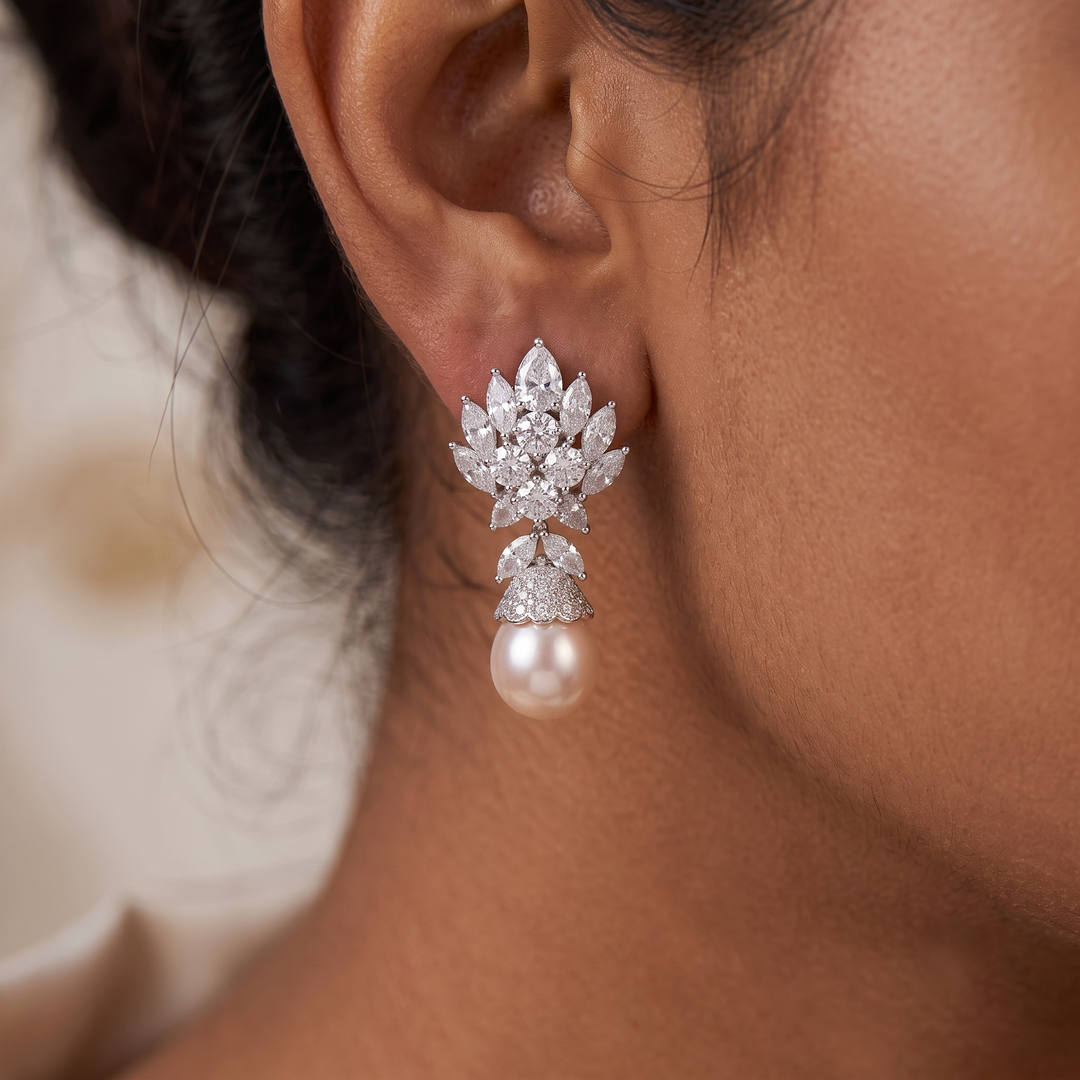 Pearly Drops Earrings