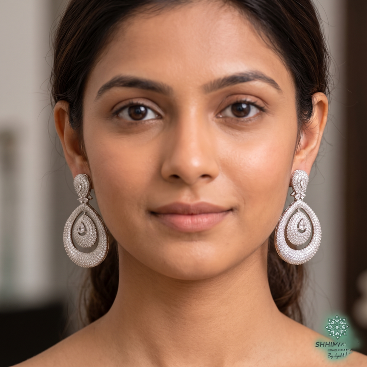 Invisible Setting Earrings