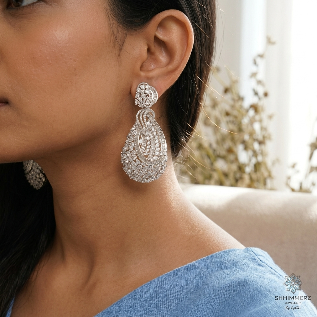 Fancy Flora Diamond Earrings