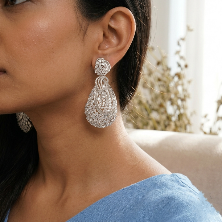 Fancy Flora Diamond Earrings