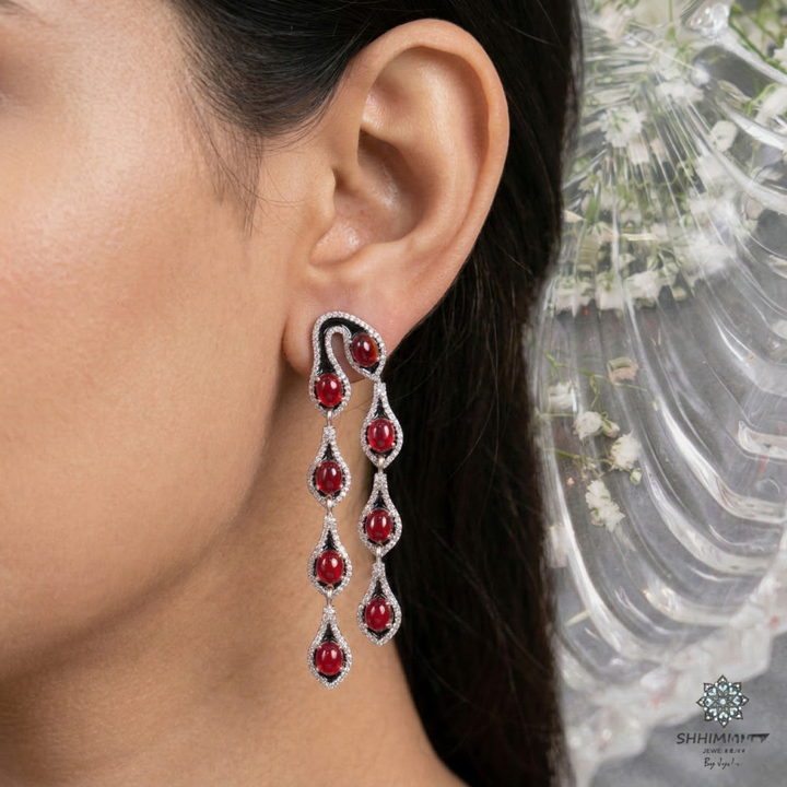 Sleek Two layer Earrings