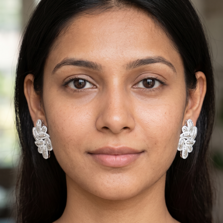 Layered Bow Earrings