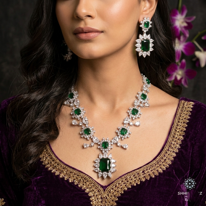 Emerald Drop Earrings