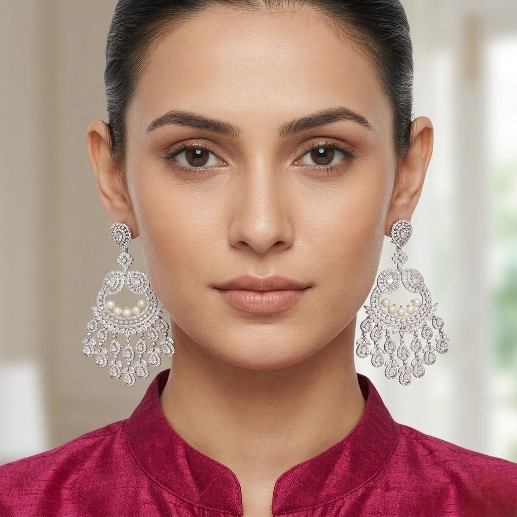 Pearl Chandbali