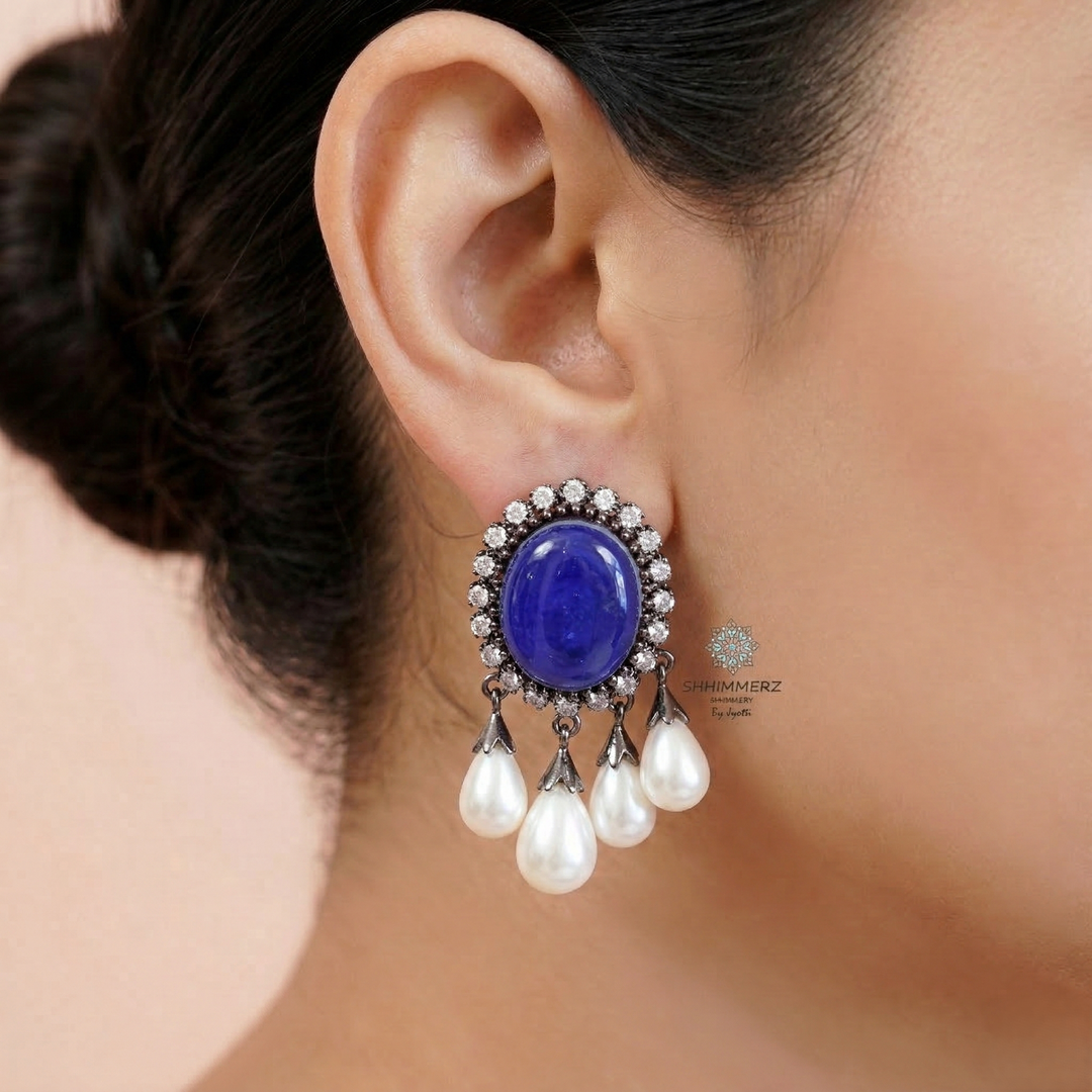Stone Drop Earrings