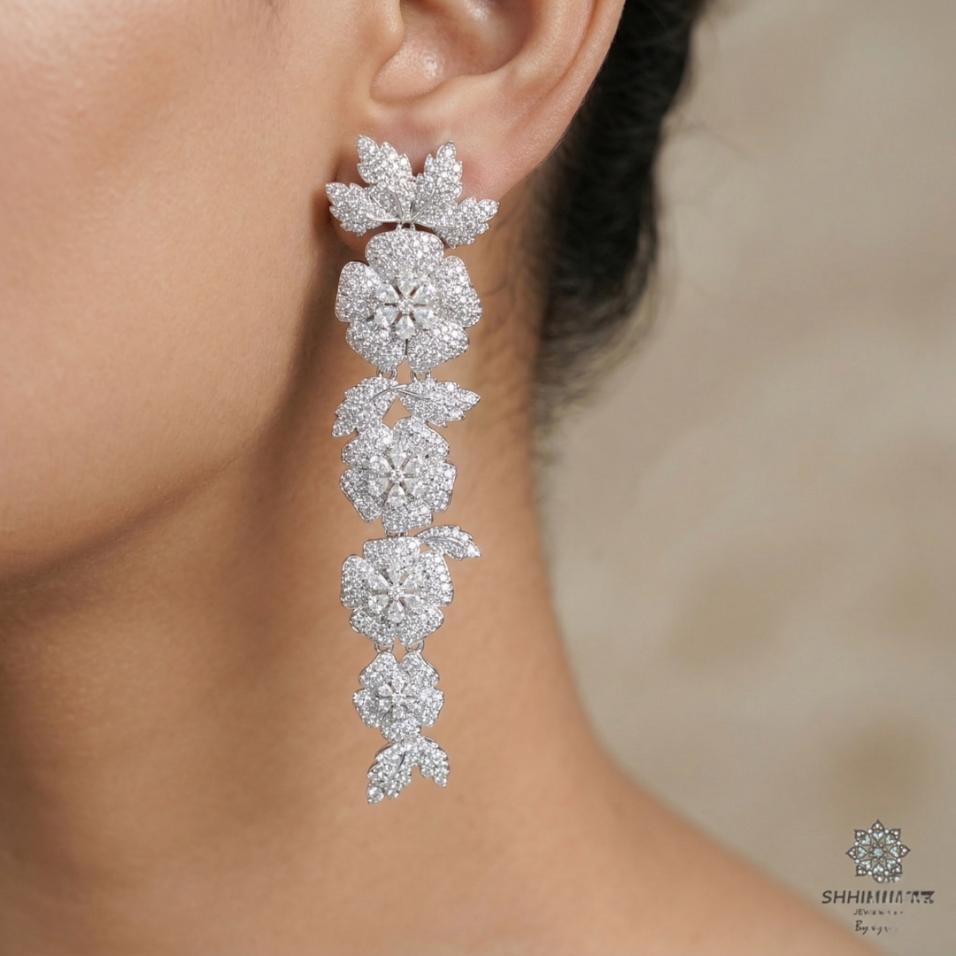 Diamond Layered Earrings