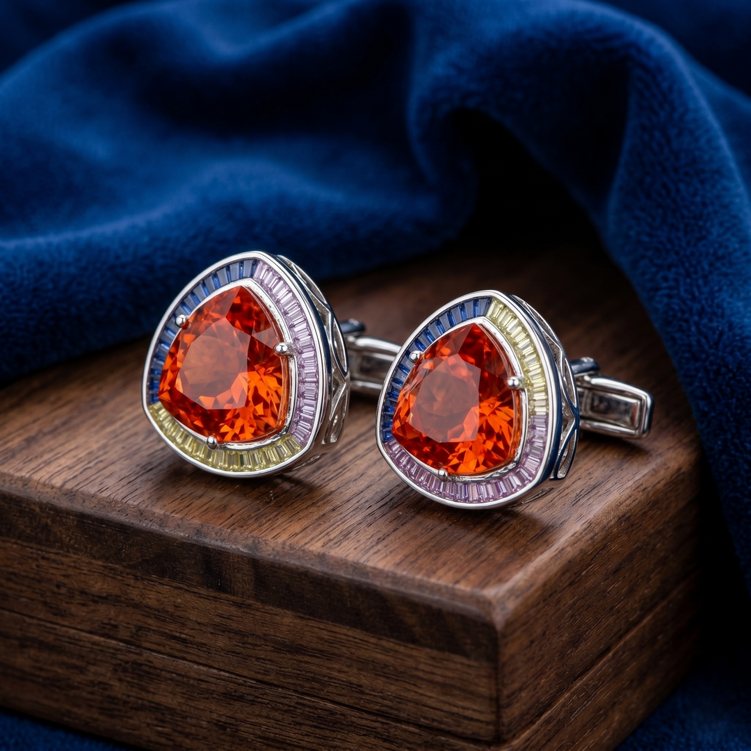 Tri Swarovski Studs