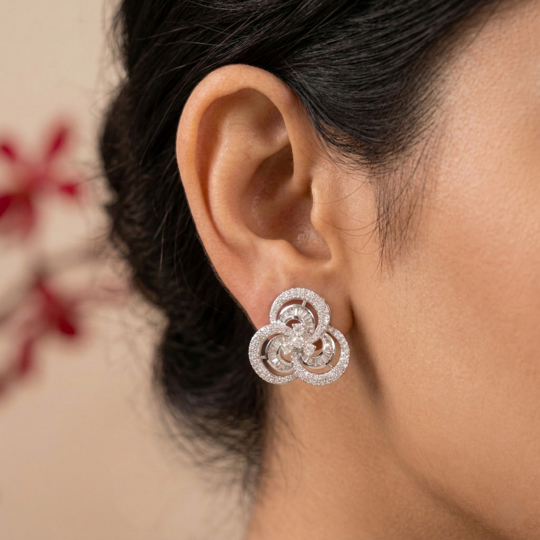 Trio Spiral Earrings