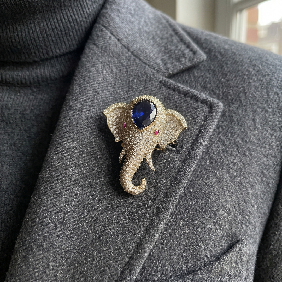 Hathiwala Polki Brooch
