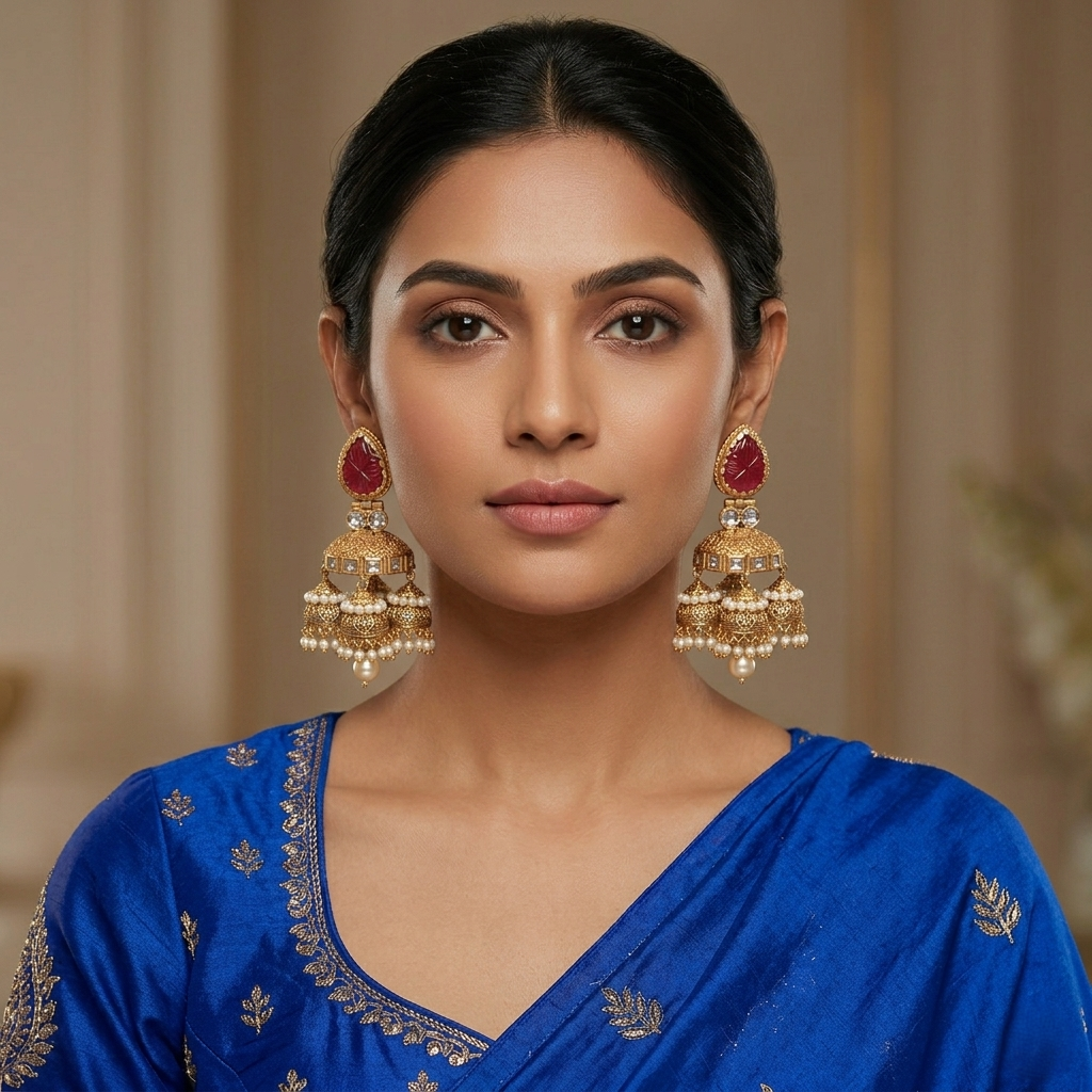 Layered Jhumkas