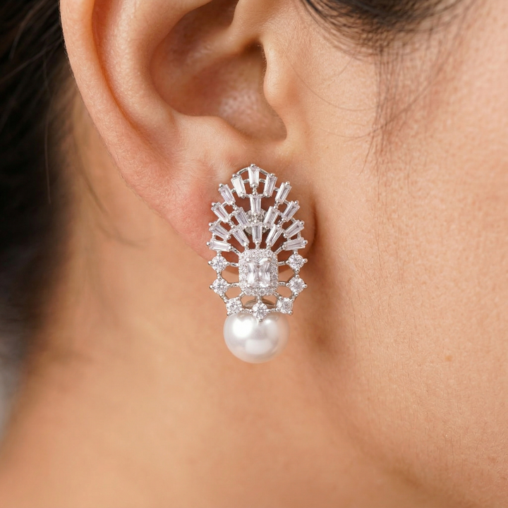 Large Sized Pearl Studs