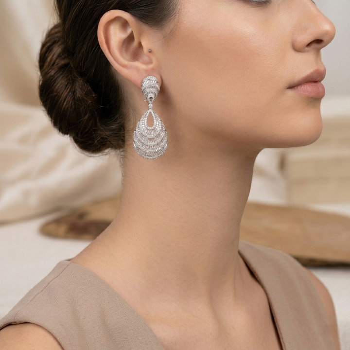 Baquette Stiff Earrings