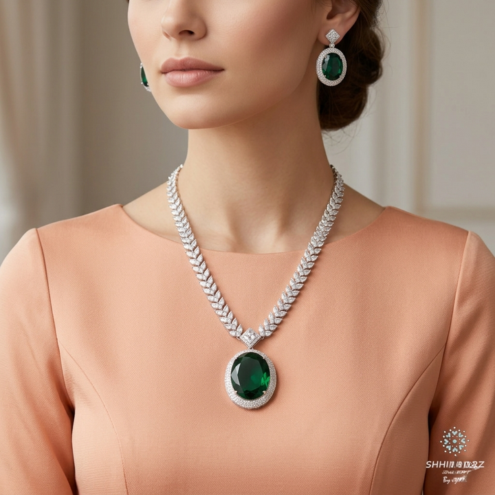 Round Drop Neckpiece