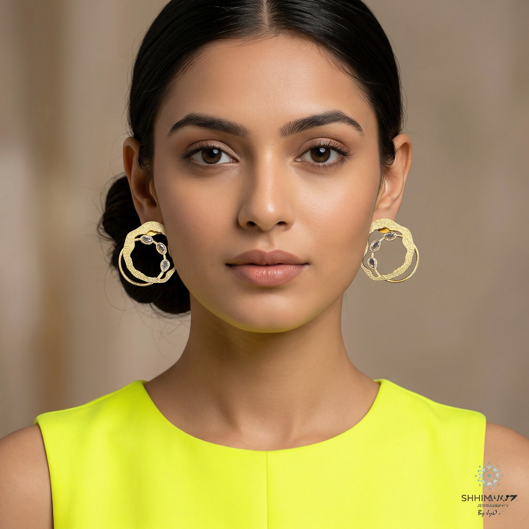 Circle In Circle Earrings