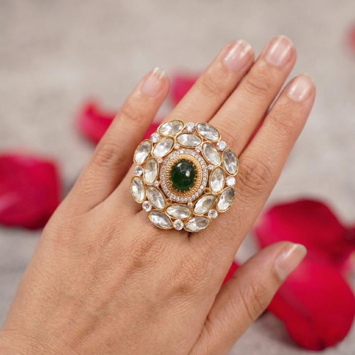 Bold Emerald Ring