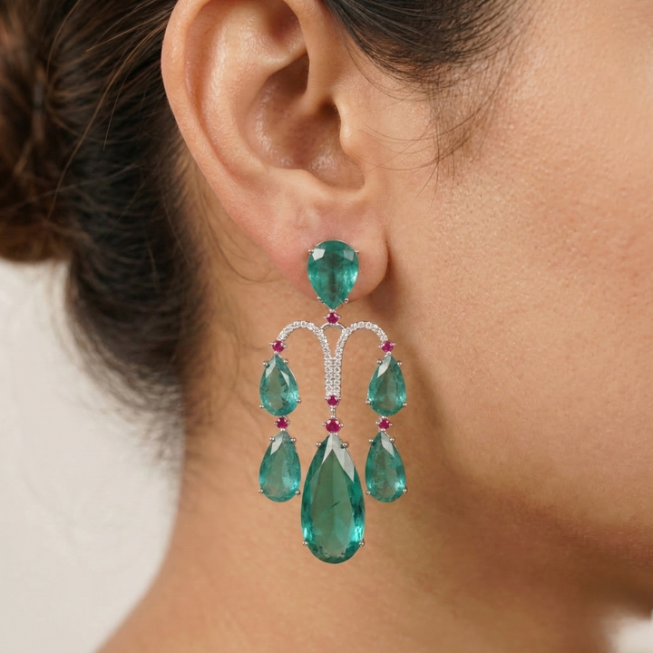 Three Tier Doublet Earring