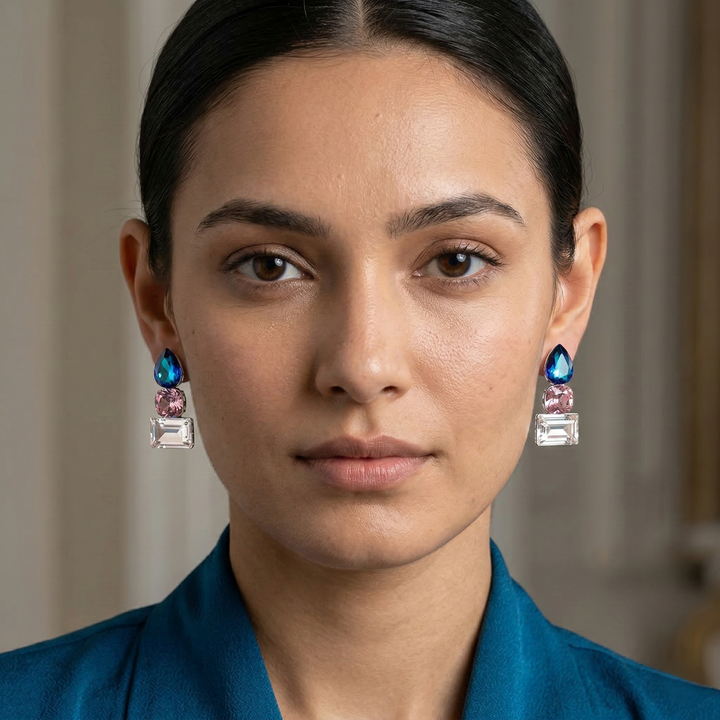 Tri Stone Studs