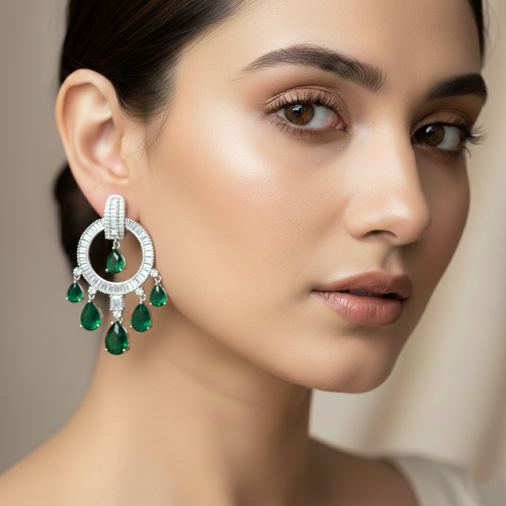 Emerald Drop Earrings