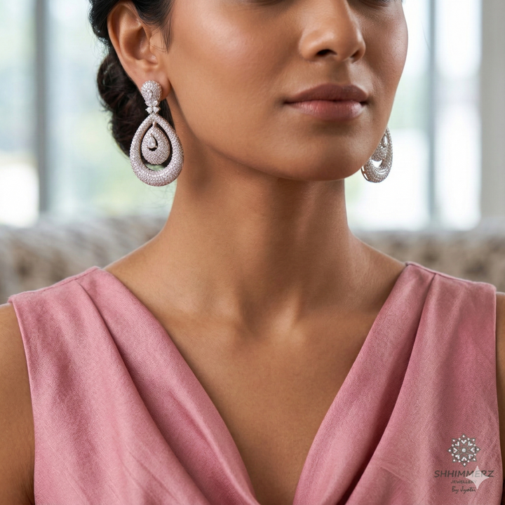 Invisible Setting Earrings