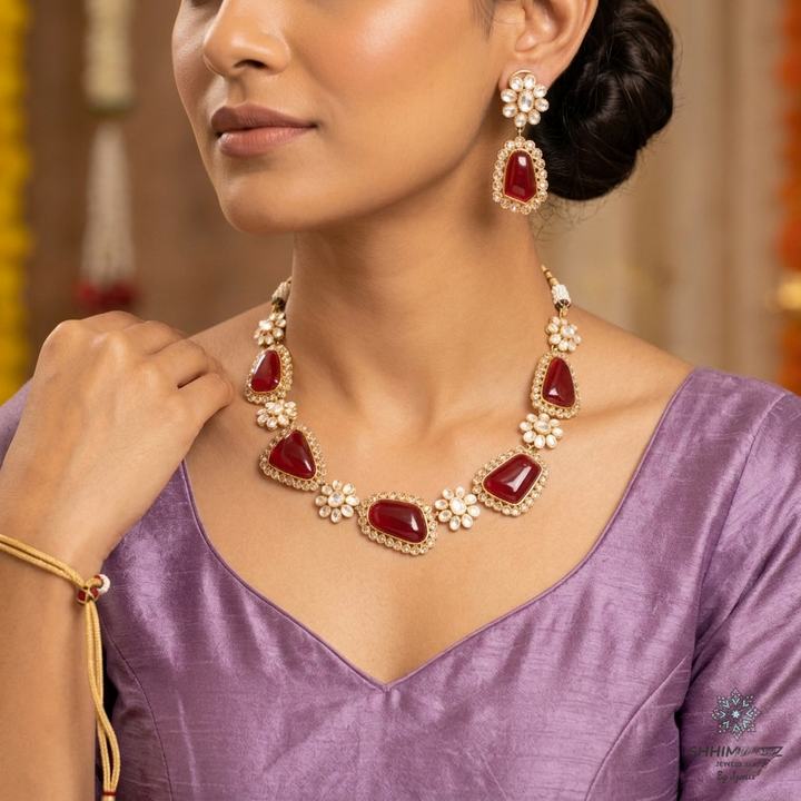 Bold Ruby Neckpiece