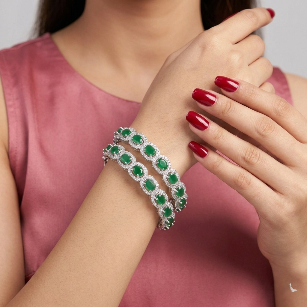 Green Lima Bangles