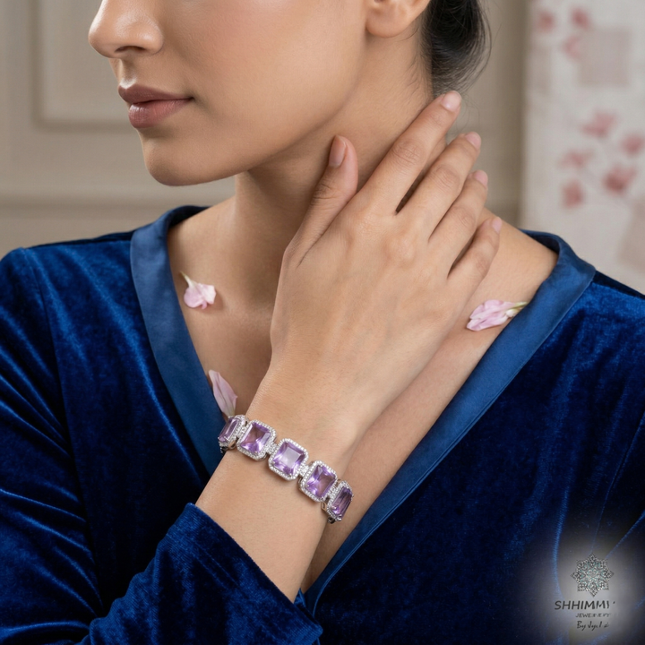 Cute Amethyst Bracelet