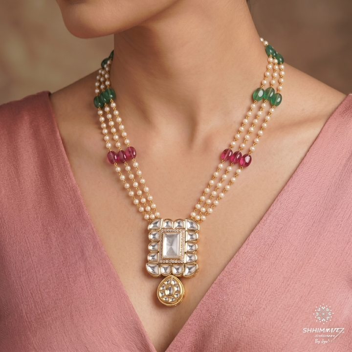 Square Pendant Mala
