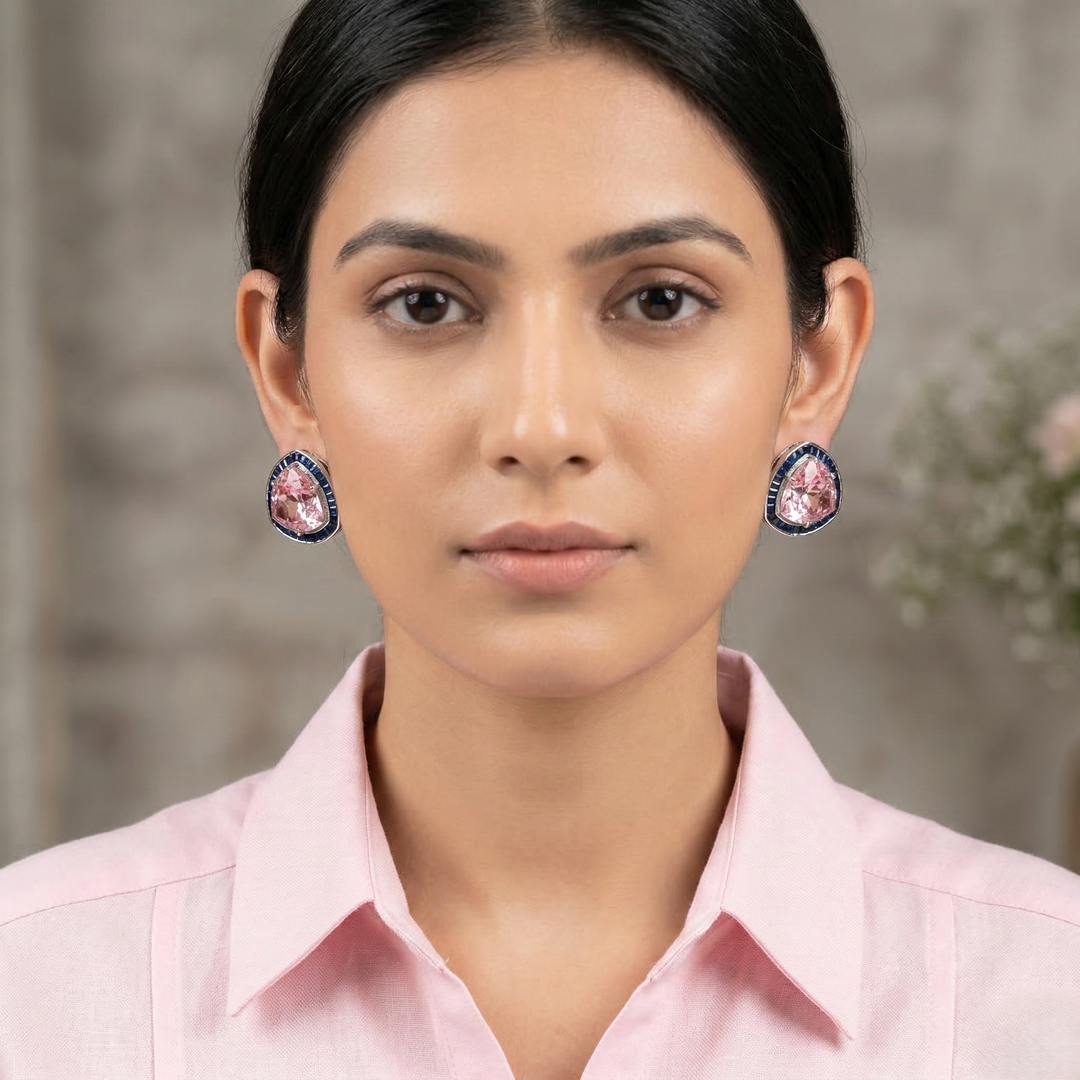 Tri Swarovski Studs
