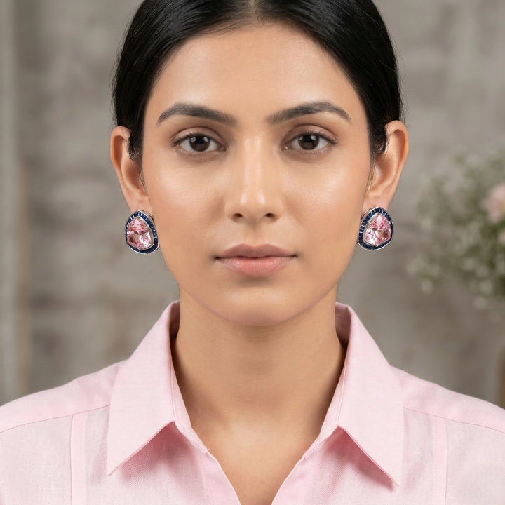 Tri Swarovski Studs