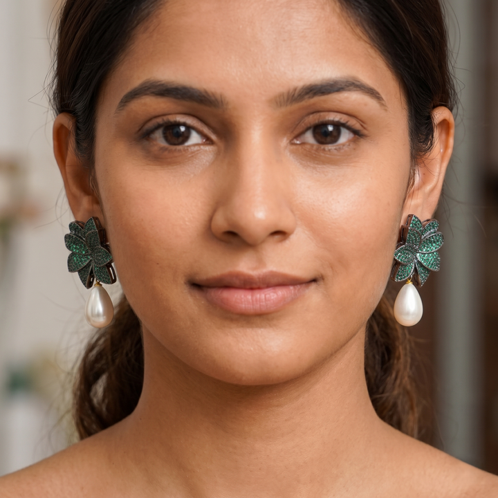Invisible Flower Earrings