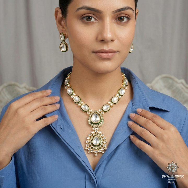 Rajwada Kundan Neckpiece