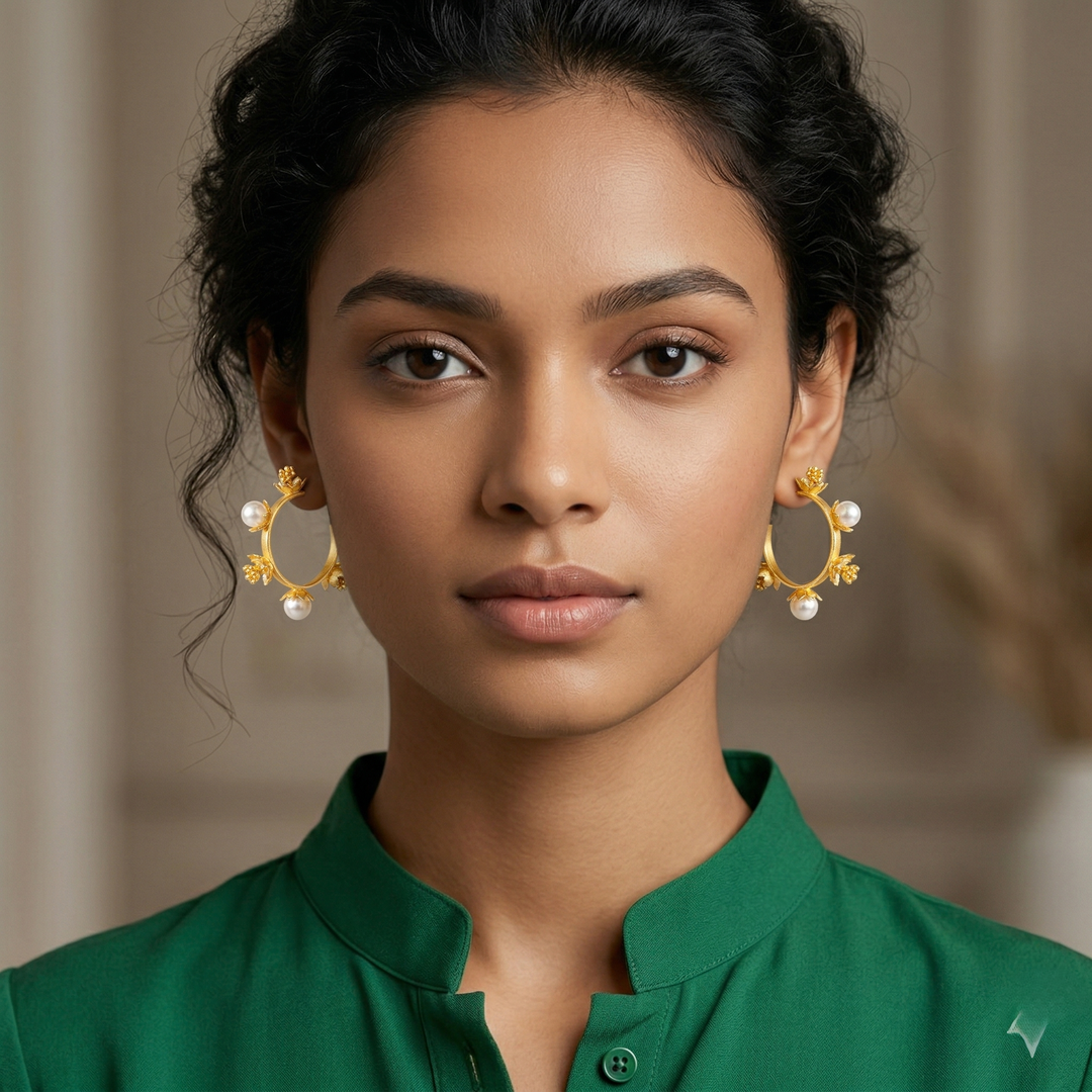 Pearl Hoops