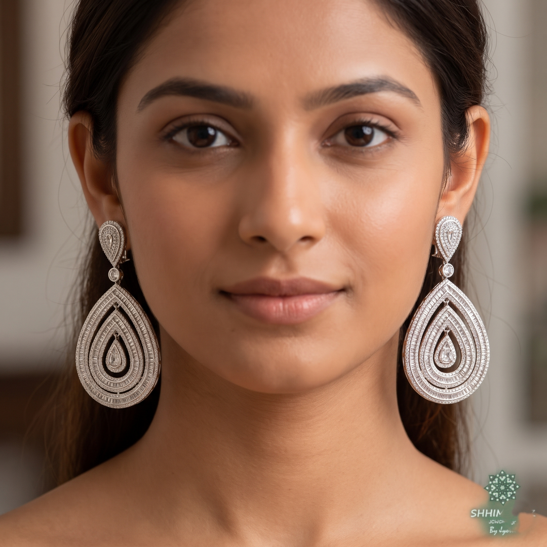 Illusion Settings Earrings