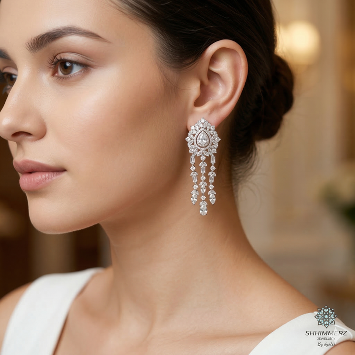 Diamond Tassel earrings