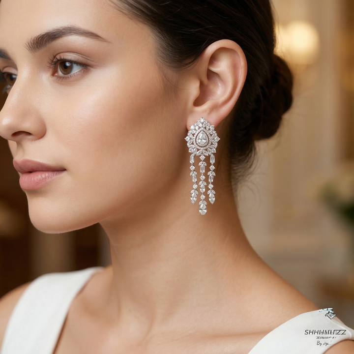 Diamond Tassel earrings